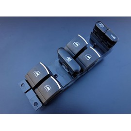 Chrome Window Regulator Switch 4-Door 9-Pin