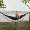 ZXPLO 11ft X 4.5ft Hammock Bug Net, Mosquito Net for