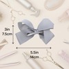 5.5 Inch Grosgrain Hair Bow Clip For Woman And Girls