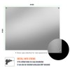24" By 30" Stainless Steel Stove Backsplash, Reversible Ultra Flat
