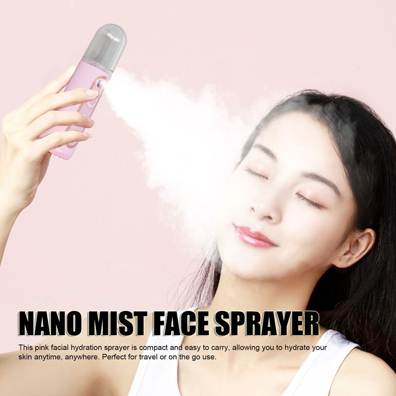Nano Mist Face Sprayer Touch Switch Rechargeable Portable Facial Mister