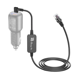PD3.0 Radar Detector Cable,Type C to RJ11 Radar Detector Cord,for Escort Uniden Beltronics Radar Detector,Replacement Power Cable for Radar Detectors (RJ11-6.56FT)
