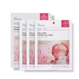 BLUBAN 콜라겐 탄력 겔 마스크[3매입] 2032510 BLUBAN Collagen Elastic Gel Mask [3 Sheets] 2032510