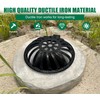 Natotela 20in Ductile Iron Atrium Drain Grate and Frame, Dome