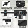 Aoreun Door Bolt Bolt with Combination Lock, Padlock, Stainless Steel