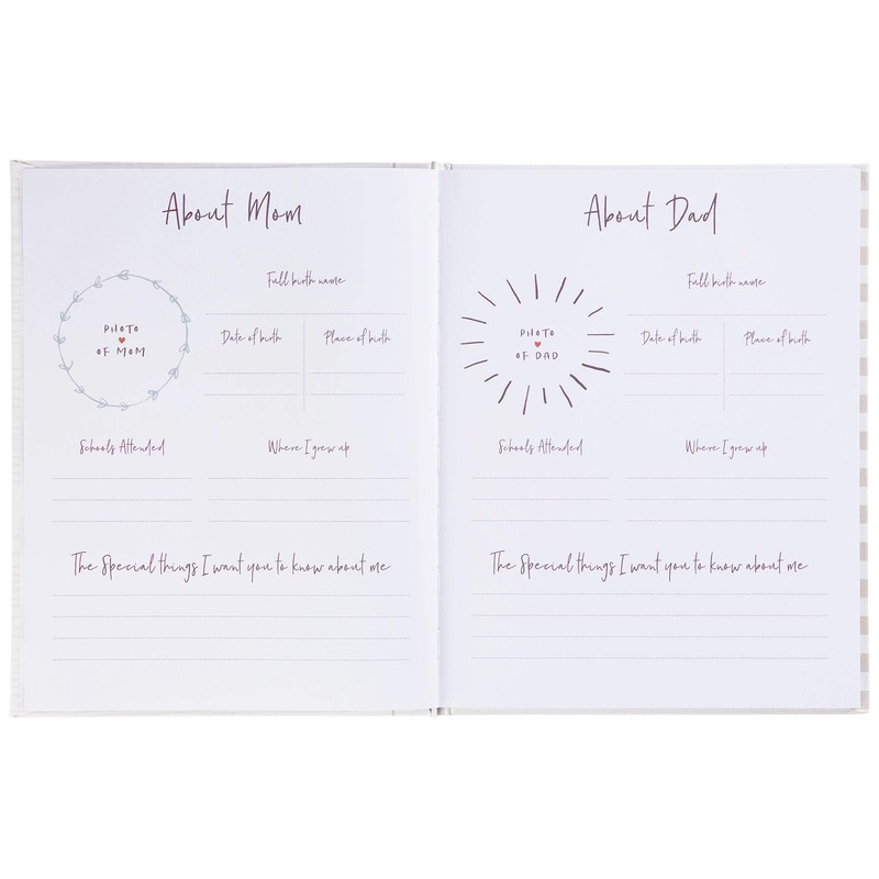 C.R. Gibson Little Blessing Baby Memory Book for Newborns, 64