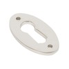 From the Anvil 83810 Oval Escutcheon, Polished Nickel Plate