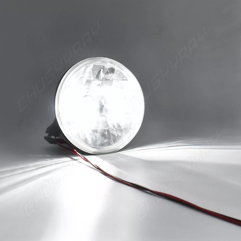 CHUSYYRAY Pair 7 inch Round LED Headlights HILo Beam For