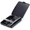 Officemate Extra Storage and Supply Clipboard, Charcoal (83333)
