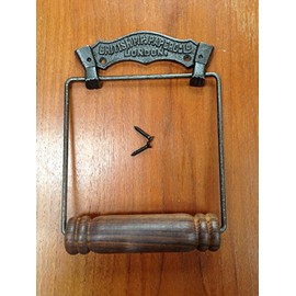 Toilet ROLL Holder - Wire, Wood and CAST Iron BPPP