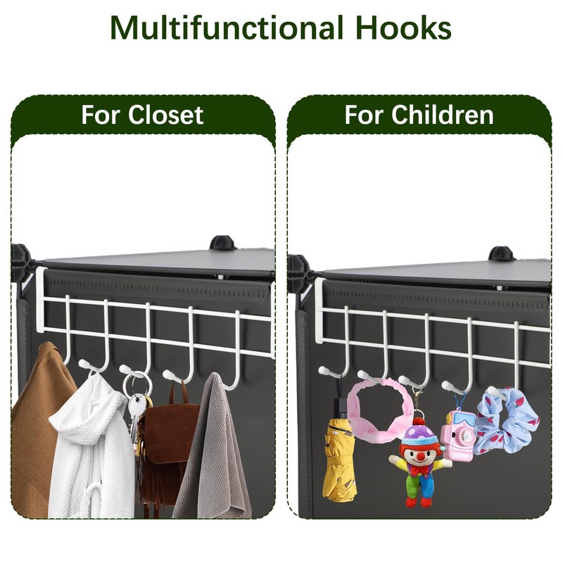 Whitmor 16 Cube Closet Organizers and Storage, Stackable Plastic Closet