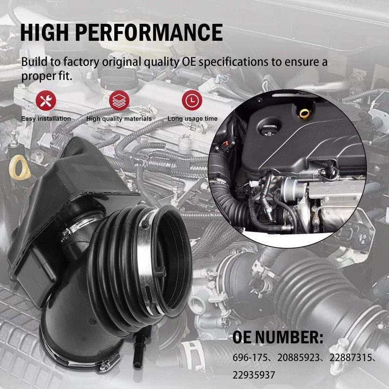 Air Intake Hose Compatible with Impala 2014-2020 3.6L V6 XTS