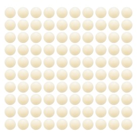 sourcing map 100 Pcs Precision Nylon Bearing Balls 10mm Solid Plastic Mini Nylon Balls