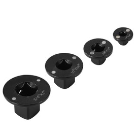 4pcs Low Profile Impact Socket Adapter Set, 4 Size Drive Ratchet Adapter Set for Tight Spaces, 3/8" to 1/2", 1/4" to 3/8", 3/4" to 1", 1/2" to 3/4"