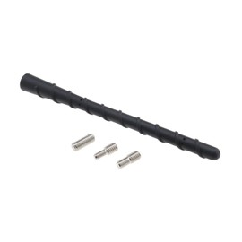 SING F LTD Universal Car Radio Antenna FM AM Antenna Short Rod Vehicle Antenna Mast Replacement Roof Mount Vehicle Antenna 7 inch with M4 M5 M6 Screws Helical Type Car Aerial