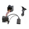 KACEPAR Bluetooth Audio AUX Cable Adapter with Microphone, 12-pin aux