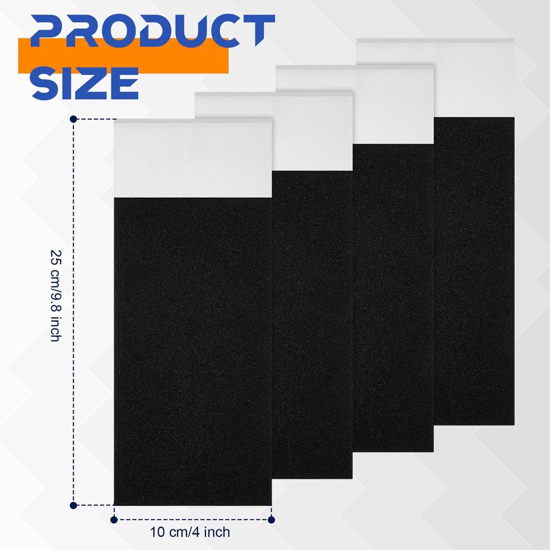 4 Pcs Downspout Silencer Gutter Insert Downspout Insert, 11 x