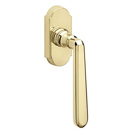 Basic Man Window Handle Old Vienna 904HA with Turn, Polished Brass Square Pin 7 x 35 mm, 1 piece, 102252790