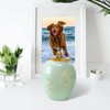 LINES ARTE Medium Pet Urns for Dogs, Medium Size 6.7x5.2