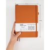 Thick College Ruled Notebook with 366 Numbered Pages, A5 Journals