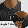 Teen Boys Gifts Ideas Cross Necklace Men Birthday Baptism Confirmation