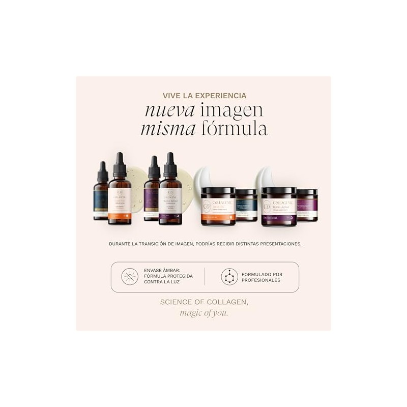 Collagenic 4 Pack Skincare Día y Noche, Frasco con 4