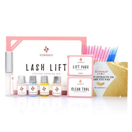 Kit de levantamiento de pestañas Versión mejorada Pegamento completo Kit de permanente para pestañas