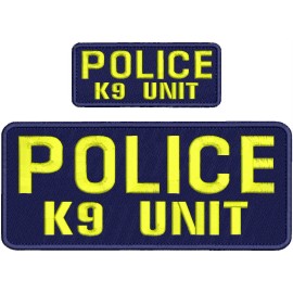 police k9 unit embroidery patches4x10and