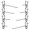 sourcing map 8 Grid Wall Hooks, 2/4/6/8 Inch Grid Wall