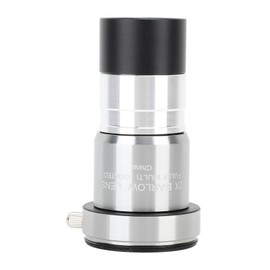 2X Barlow Lens 1.25 Inch Multi Coated Optical Glass Astronomical Telescope Eyepieces with M42 Thread for DSLR SLR
