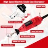 Threlaco Portable Electric Chainsaw Sharpener Kit with Chain Saw Sharpener