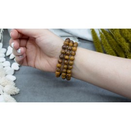 Coffman  Collection Calligraphy Jasper Crystal Stone Bracelet Healing Protection Men Women Jewelry