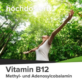 Surpresa Natural® - Natural Vitamin B12 High Dose | 240 Tablets with B12 Vitamin | 500 µg Vitamin B12 Complex of Methyl and Adenosylcobalamin | B12 Vegan & Laboratory Tested | Made in Germany