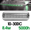 LED Boat Light, 42 LEDs Waterproof 316 Stainless Steel Underwater