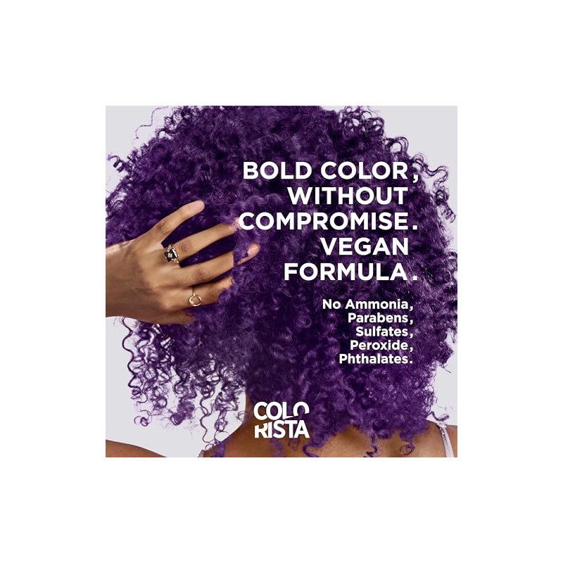 L'Oreal Paris Colorista Tinte de cabello semipermanente para morenas, verde