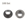 Kozelo Grommets Kit 100set-[4mm 1/6" Hole] Metal Eyelets Grommet Tool