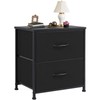 DUMOS Night Stand Small Dresser for Bedroom with 2 Drawers,
