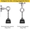 MIN CI 8 Pack Magnetic Hooks, Neodymium Magnets Hooks Pull