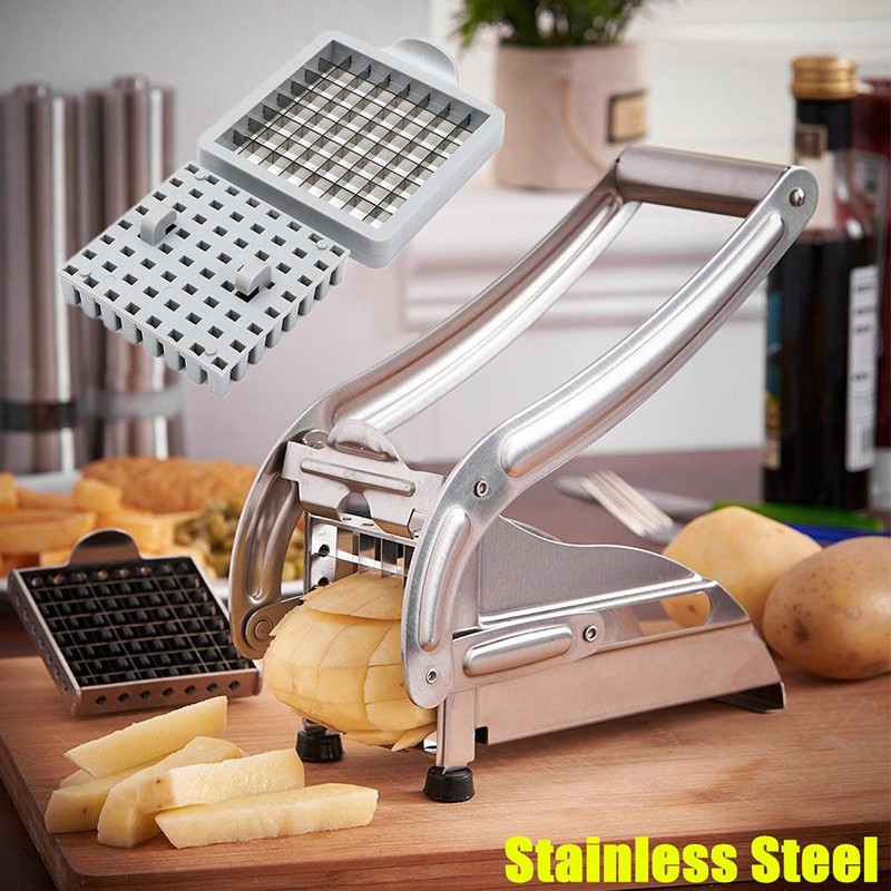 French Fries Cutter Stainless Steel Potato Cutter Potato Slicing Tool