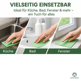 Swedish Dishcloths, Biodegradable Cleaning Cloths, Plastic-Free Cleaning Cloths, Biodegradable Dishcloths Dish Cloths (White)