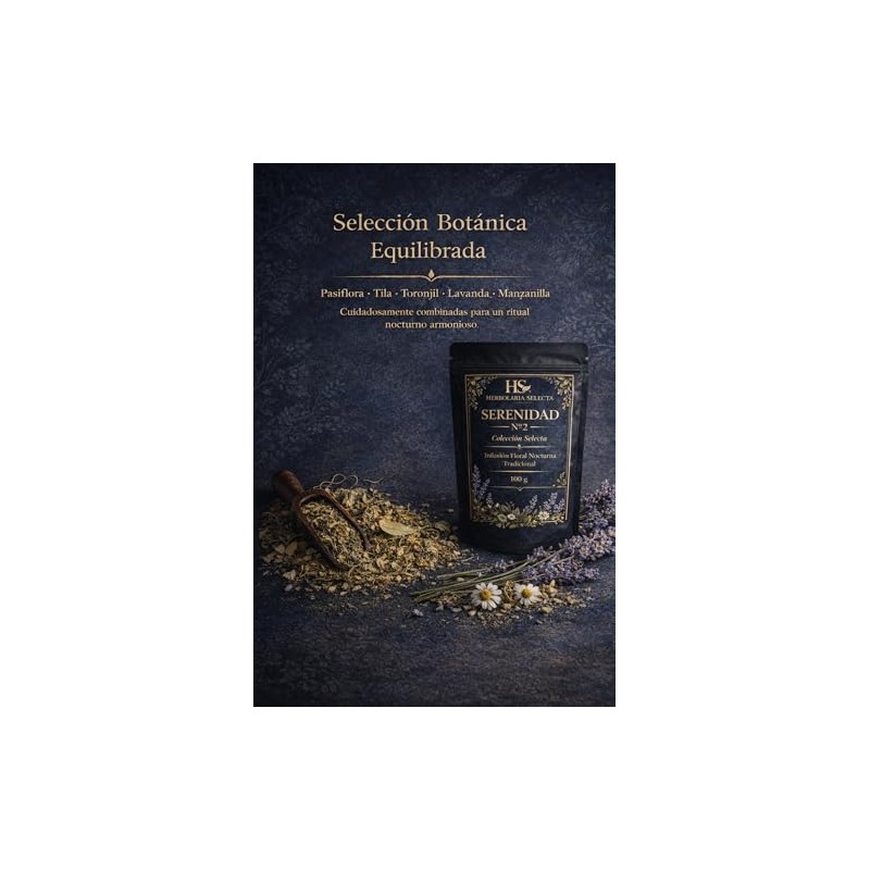 Herbolaria Selecta Serenidad Nº2 – Infusión Floral Nocturna 100 g