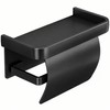 Toilet Paper Holder for Bathroom – Aluminum Alloy Self-Adhesive Wall