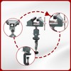 findmall Universal Table Vise 3" Aluminum Swivel Bench Vise 360