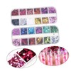 Vaguelly 2 Boxes Heart Shining Sequin Paillette Nail Art Decor