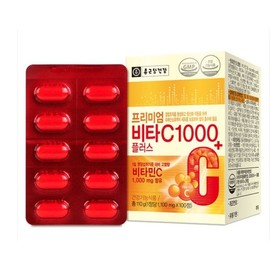 Jongkundang Health 종근당 프리미엄 비타씨C 1000 플러스 100정 세포보호 항산화 Jongkundang Premium Vita C 1000 Plus 100 Tablets Cell Protection Antioxidant