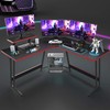 Devoko L Shaped Gaming Desk Computer Desk 51” Office Corner