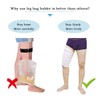 HANSILK Katheter Leg Bag Pack of 2 Designed for Incontinence