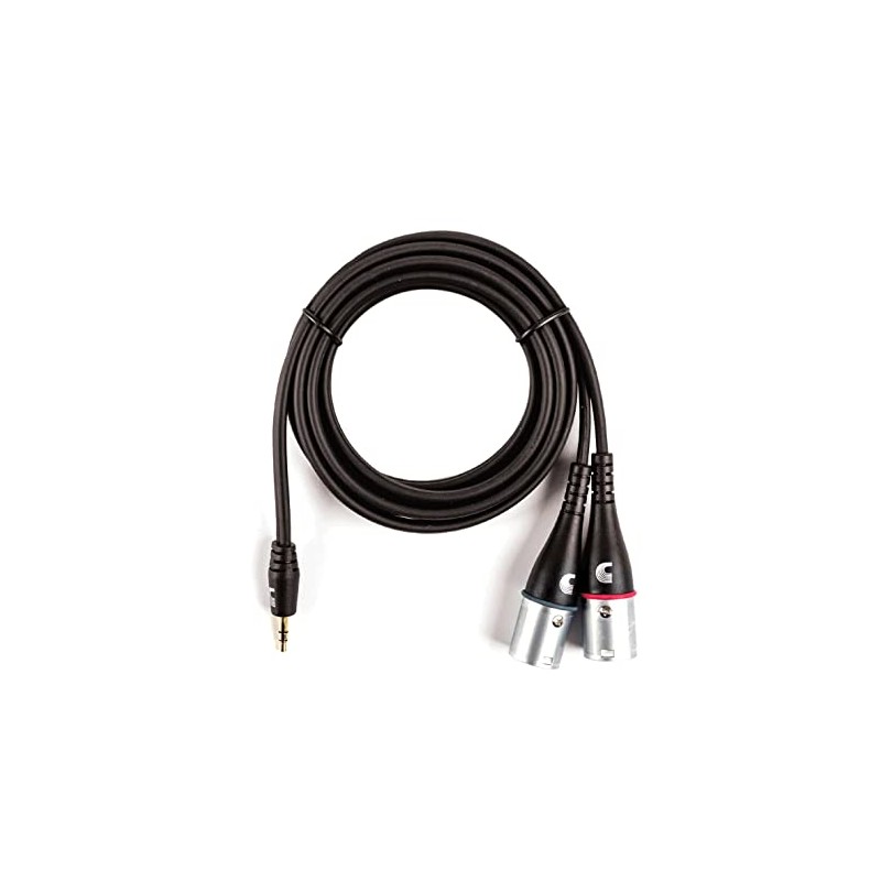 D'Addario Accessories Custom Series Cable de audio de 3,5 mm