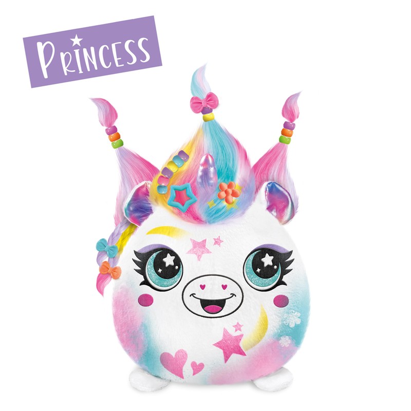 Airbrush Plush Hair'iffic Squish Pals | Decorate your own plush,