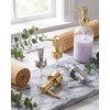 4-Pack ABS Plated Lotion Dispenser Pump Heads, Gold, 28/400 Neck